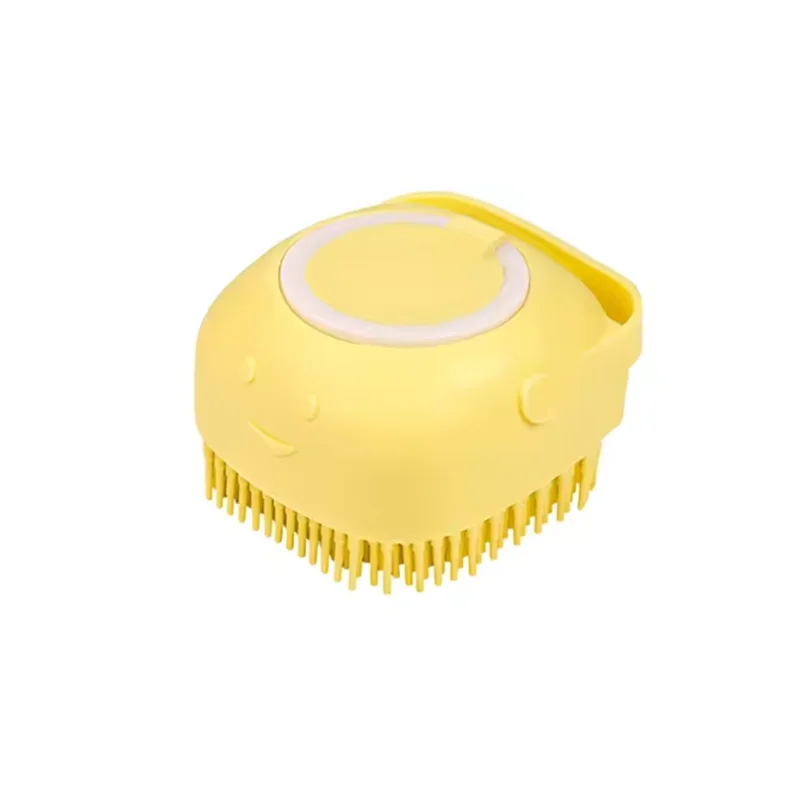 Pet Bath Brush with Shampoo Dispenser