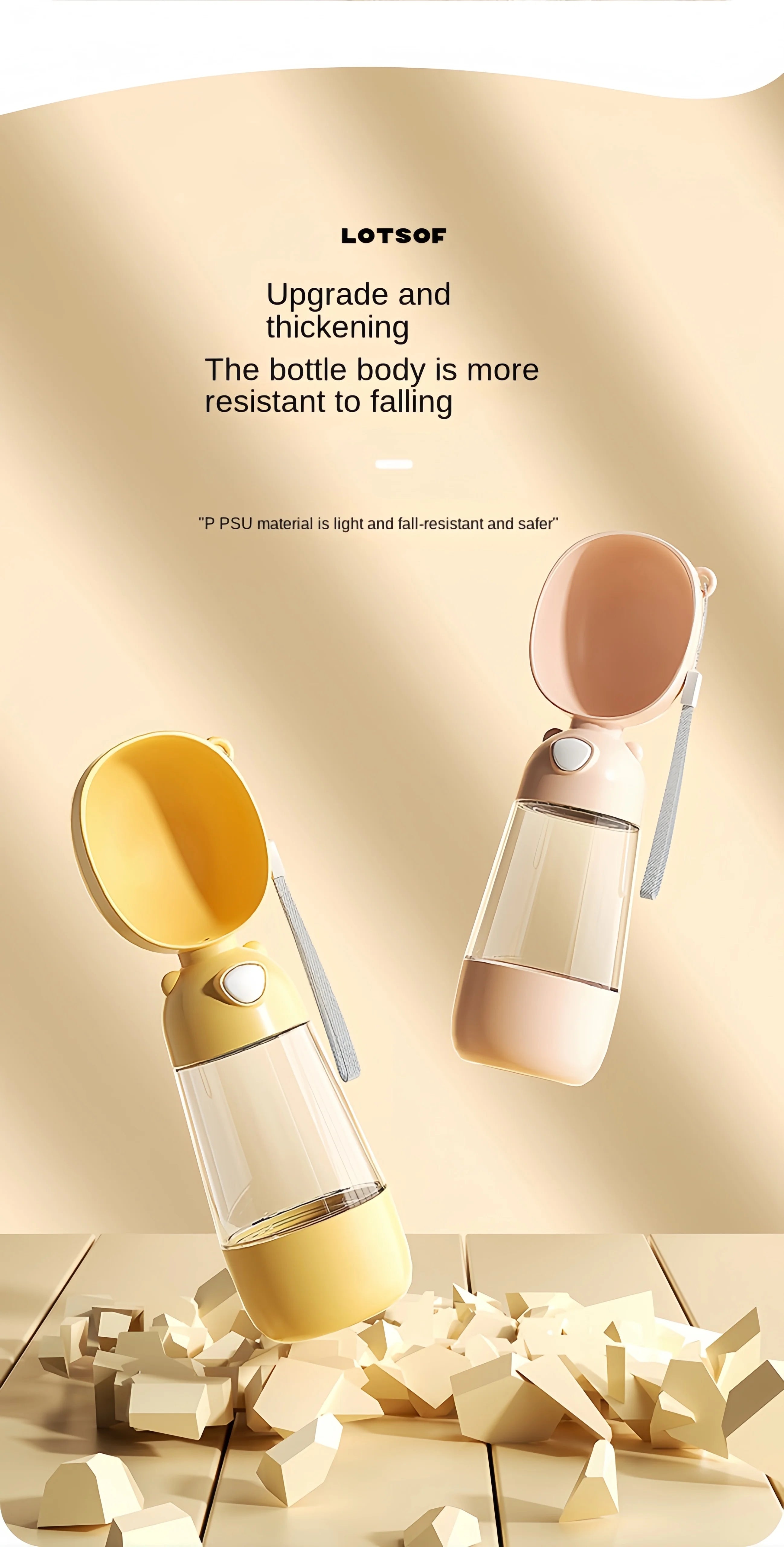 Leakproof Dog Water Bottle 550ml