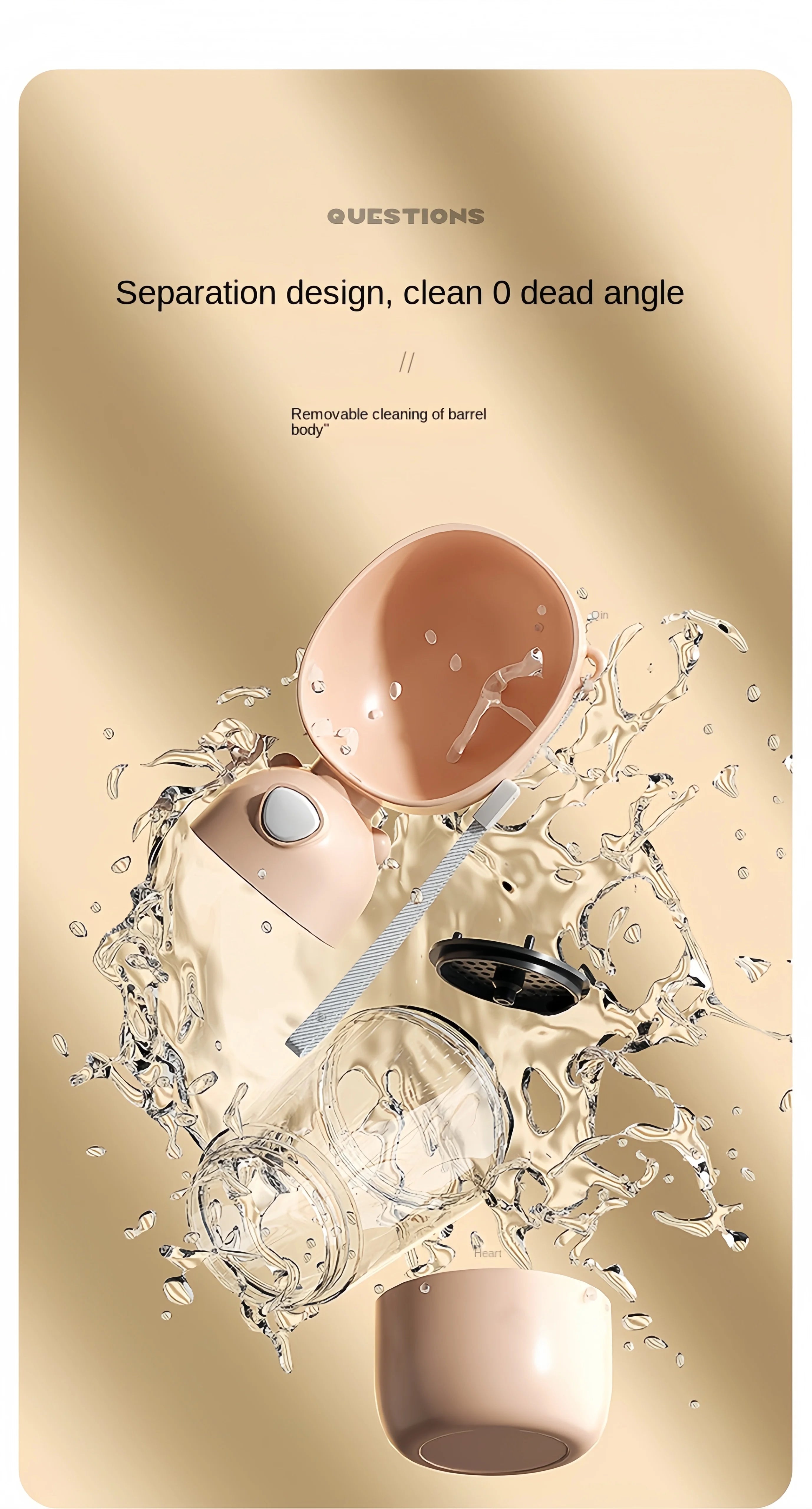 Dog Travel Water Bottle with Food Compartment